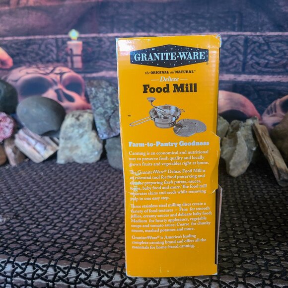 Granite Wear Food Mill Never Used in Package  Stainless Steel Vintage - Picture 11 of 13